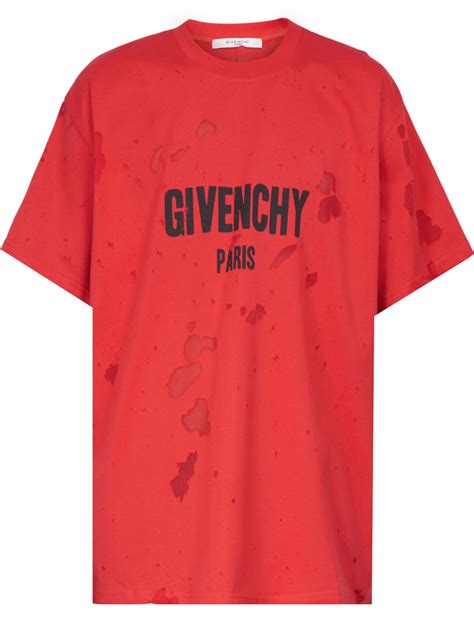 givenchy tshirt rood|givenchy t shirts for men.